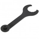 Multi-functional integral shaft wrench with crank cover tool bicycle wrench