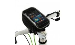 Bike Bag With Mobile Phone Screen Touch Holder Bicycle Top Tube Frame Bag