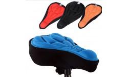 Cycling 3D Pad Bike Bicycle Comfortable Soft Gel Saddle Seat Cover Cushion