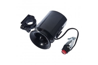 Electronic Bicycle Bike Ultra-loud Bell 6 Sounds Horn Alarm Speaker